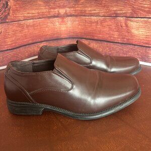 Perry Ellis Samuel GP Brown Slip On Loafer Dress Shoes